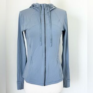 Lululemon Women’s Lt Blue Define Zip Jacket With Hood Size 8